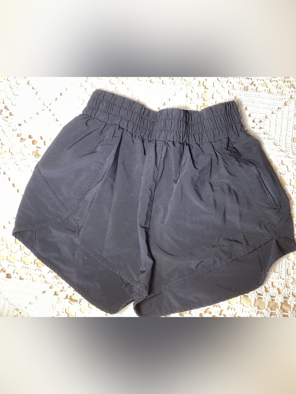 Black Women's Athletic Shorts - Lightweight Performance